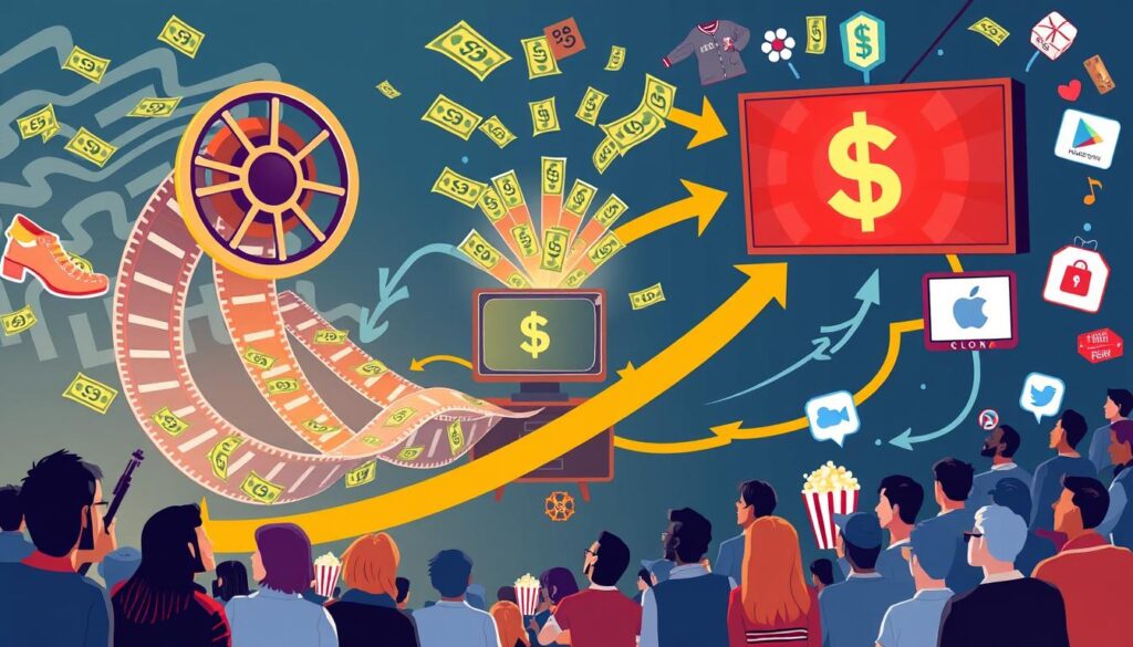 sources of income to an movie or an tv show